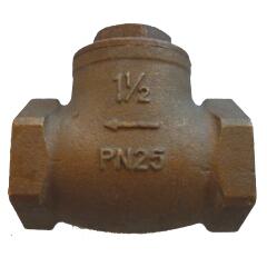 青铜旋启式止回阀